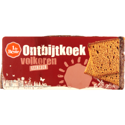 Huismerk Ontbijtkoek volkoren gesneden
